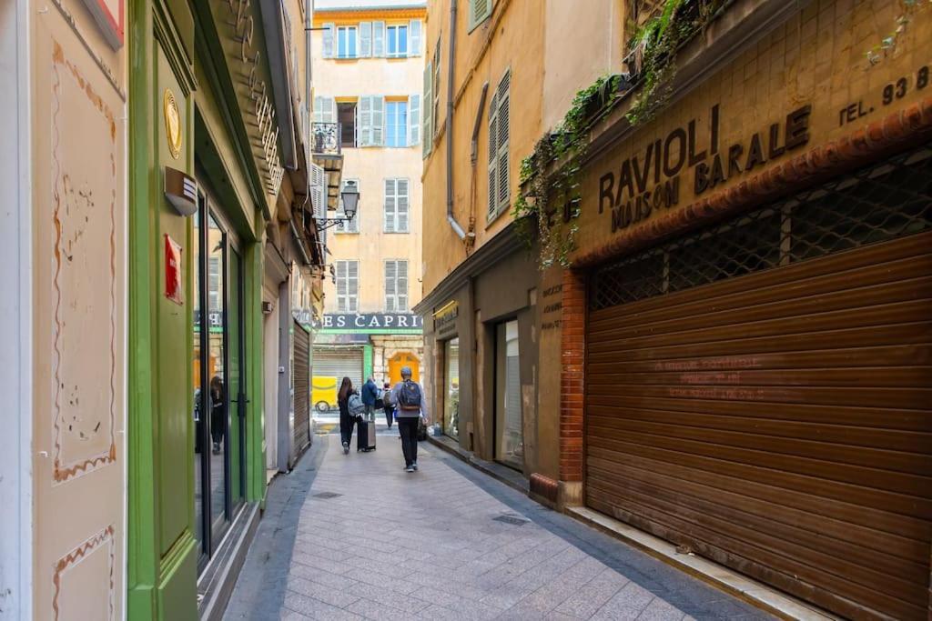 Apartamento L23 Rossetti Old Town 3 Min To The Sea/Ac & Wifi Niza Exterior foto